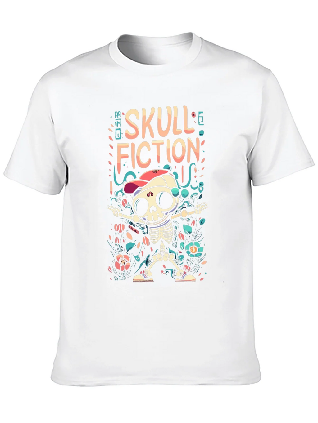 Skull Fiction Graphic T-Shirt product image 9