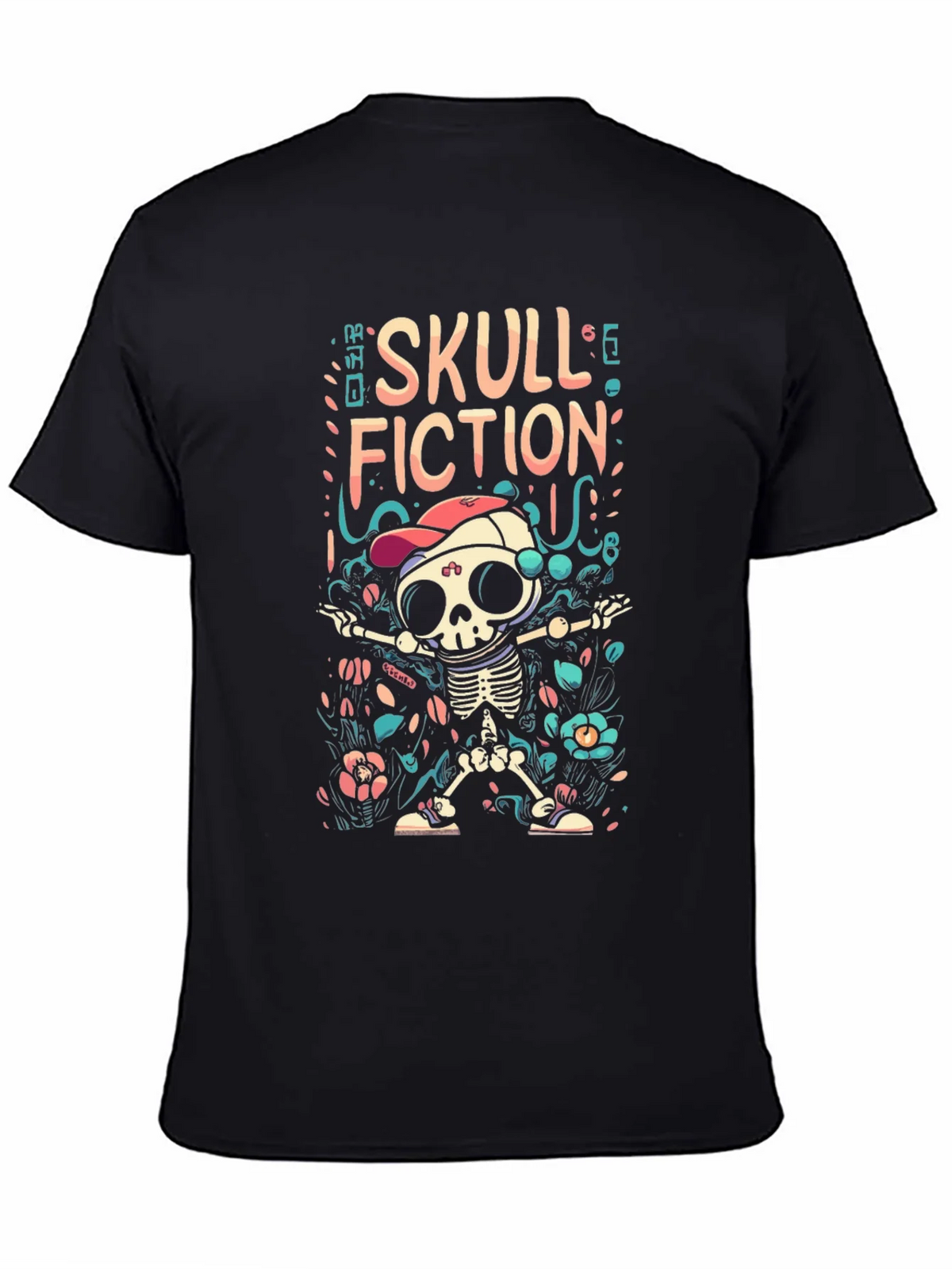 Skull Fiction Graphic T-Shirt product image 4
