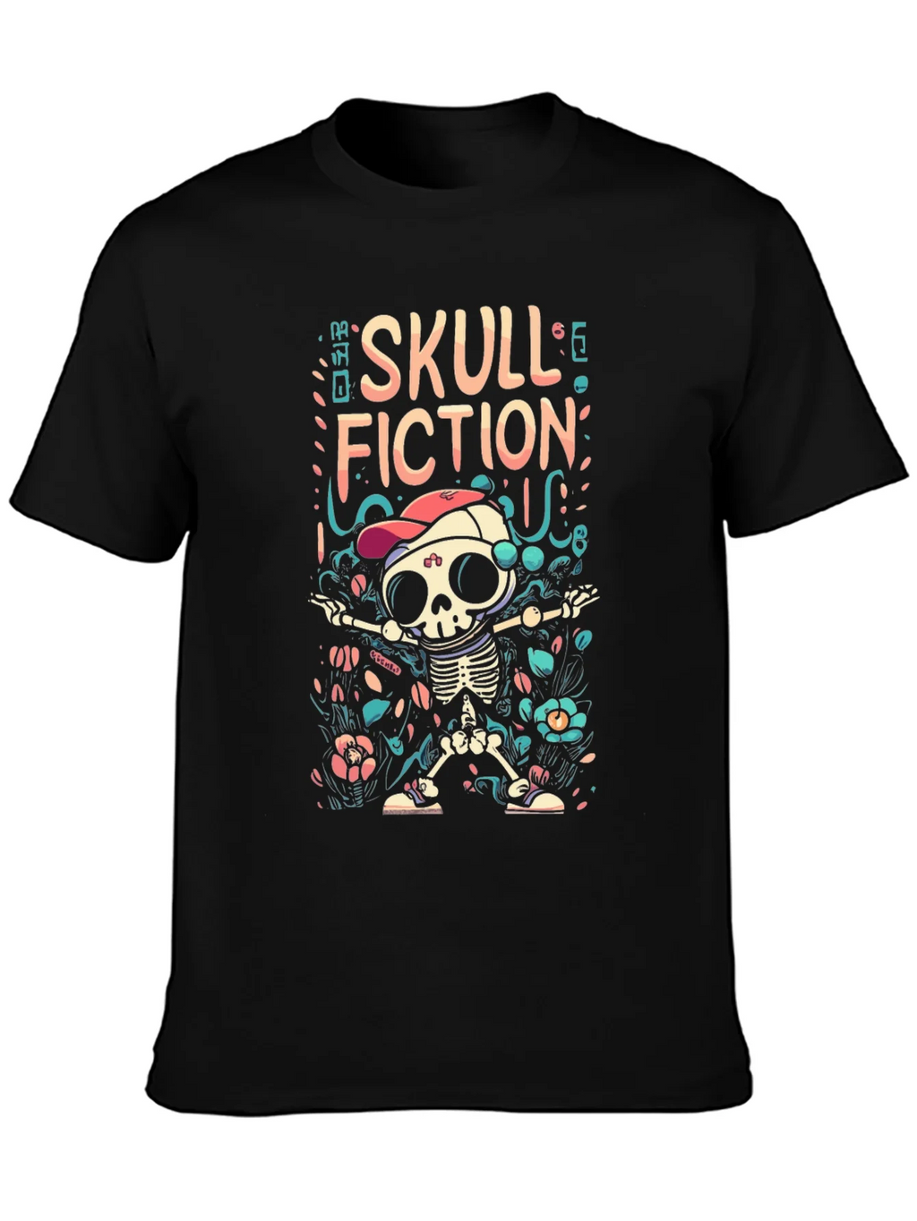 Skull Fiction Graphic T-Shirt product image 3