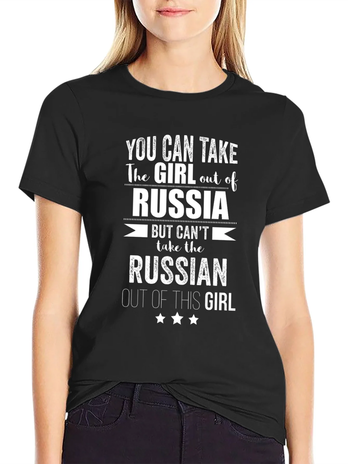 Funny Russian Girl Graphic T-Shirt - You Can Take the Out product image 2