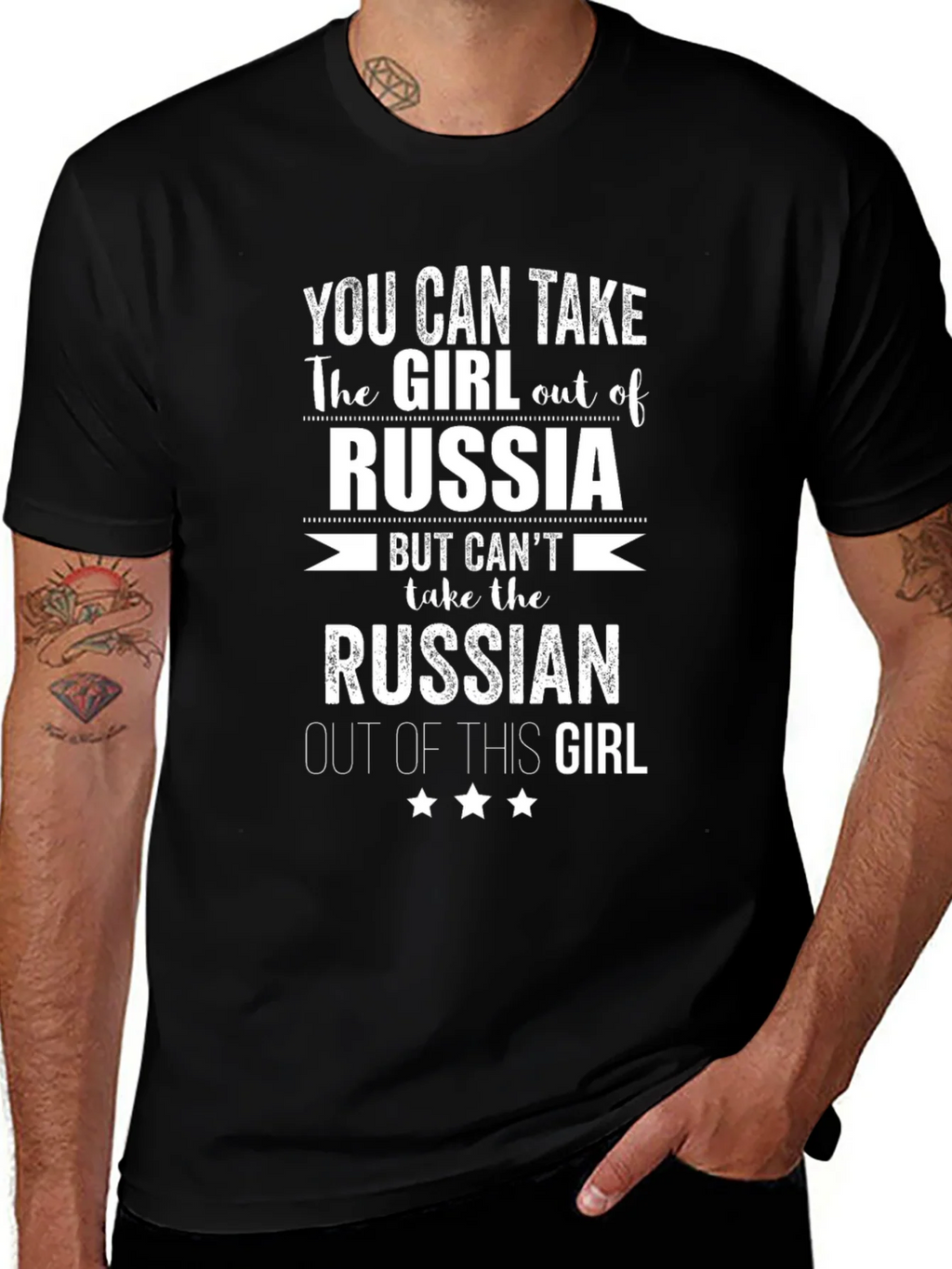 Funny Russian Girl Graphic T-Shirt - You Can Take the Out product image 1