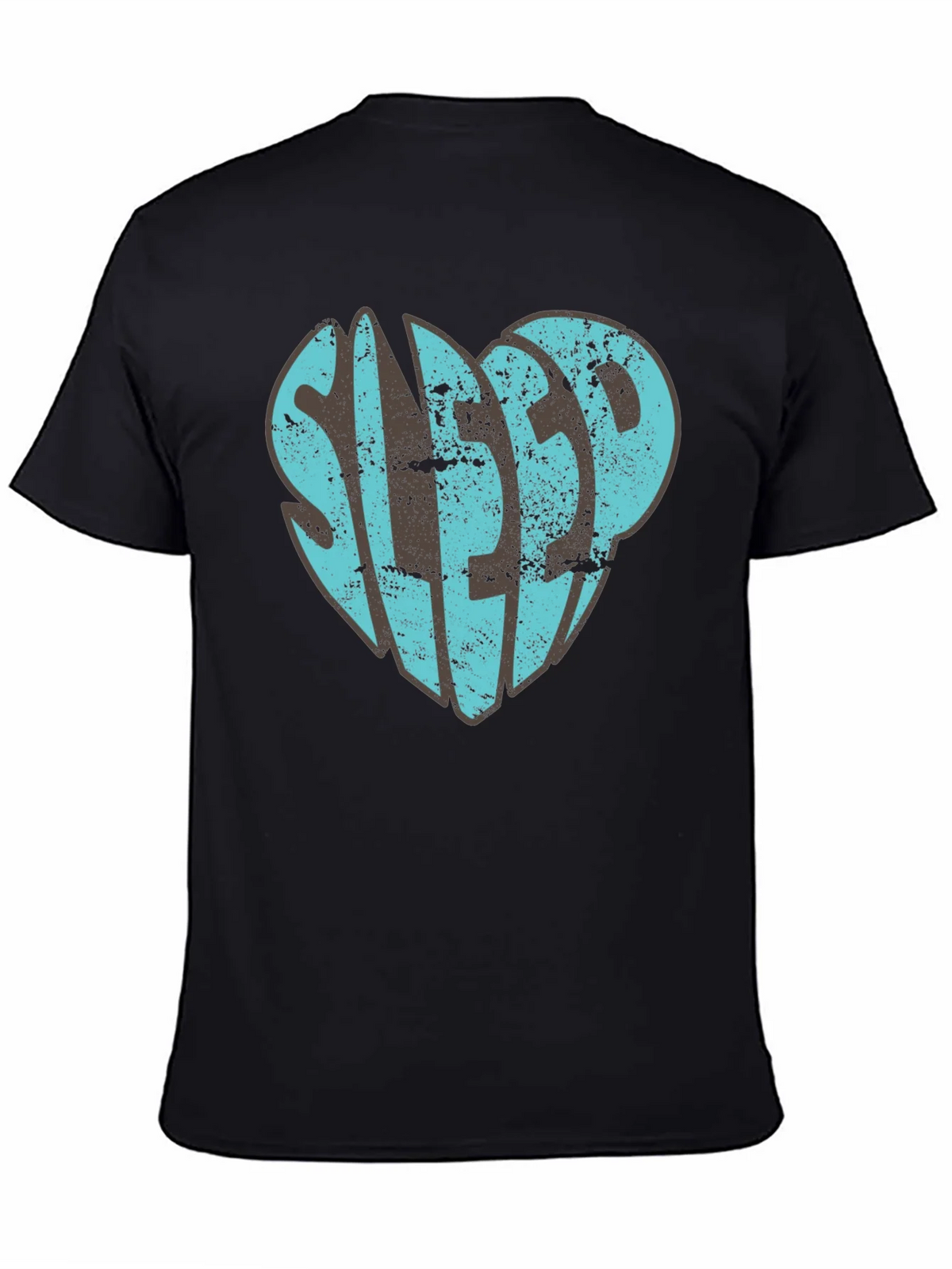Sleep Heart Graphic T-Shirt - Unisex Black Tee product image 4