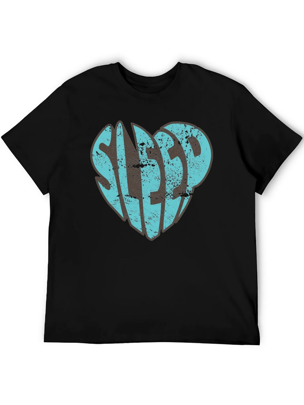 Sleep Heart Graphic T-Shirt - Unisex Black Tee product image 5