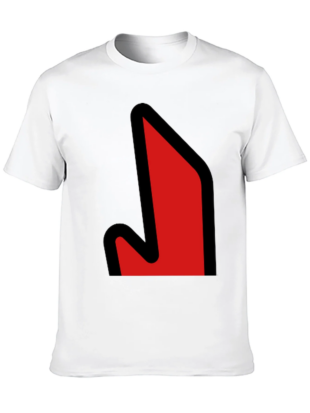 Bold Graphic Tee - Red Arrow Design product image 9