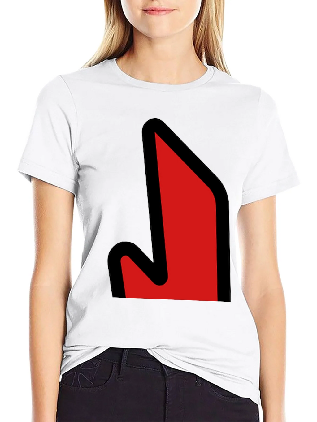 Bold Graphic Tee - Red Arrow Design product image 8