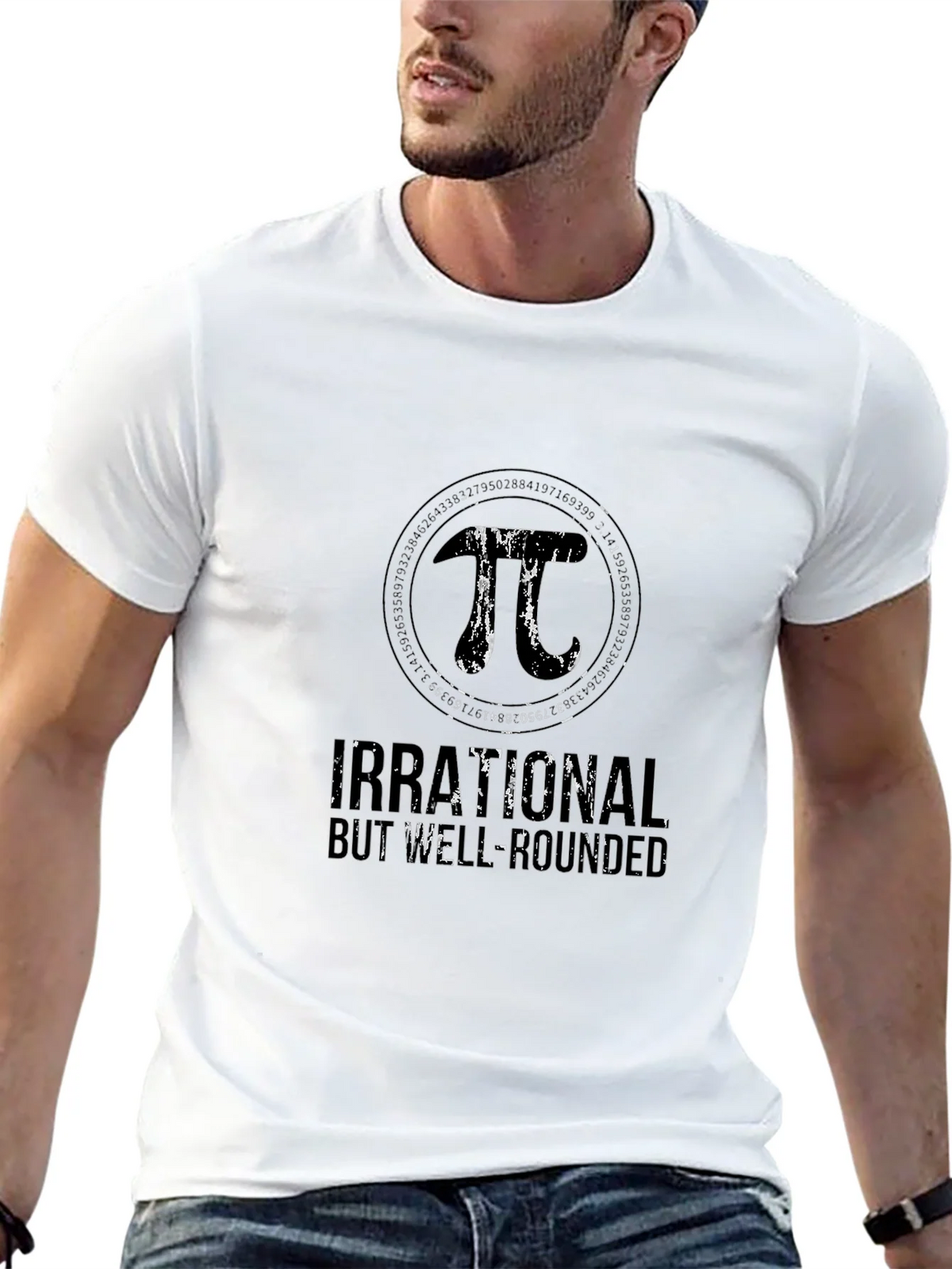 Irrational but Well-Rounded Pi T-Shirt product image 12