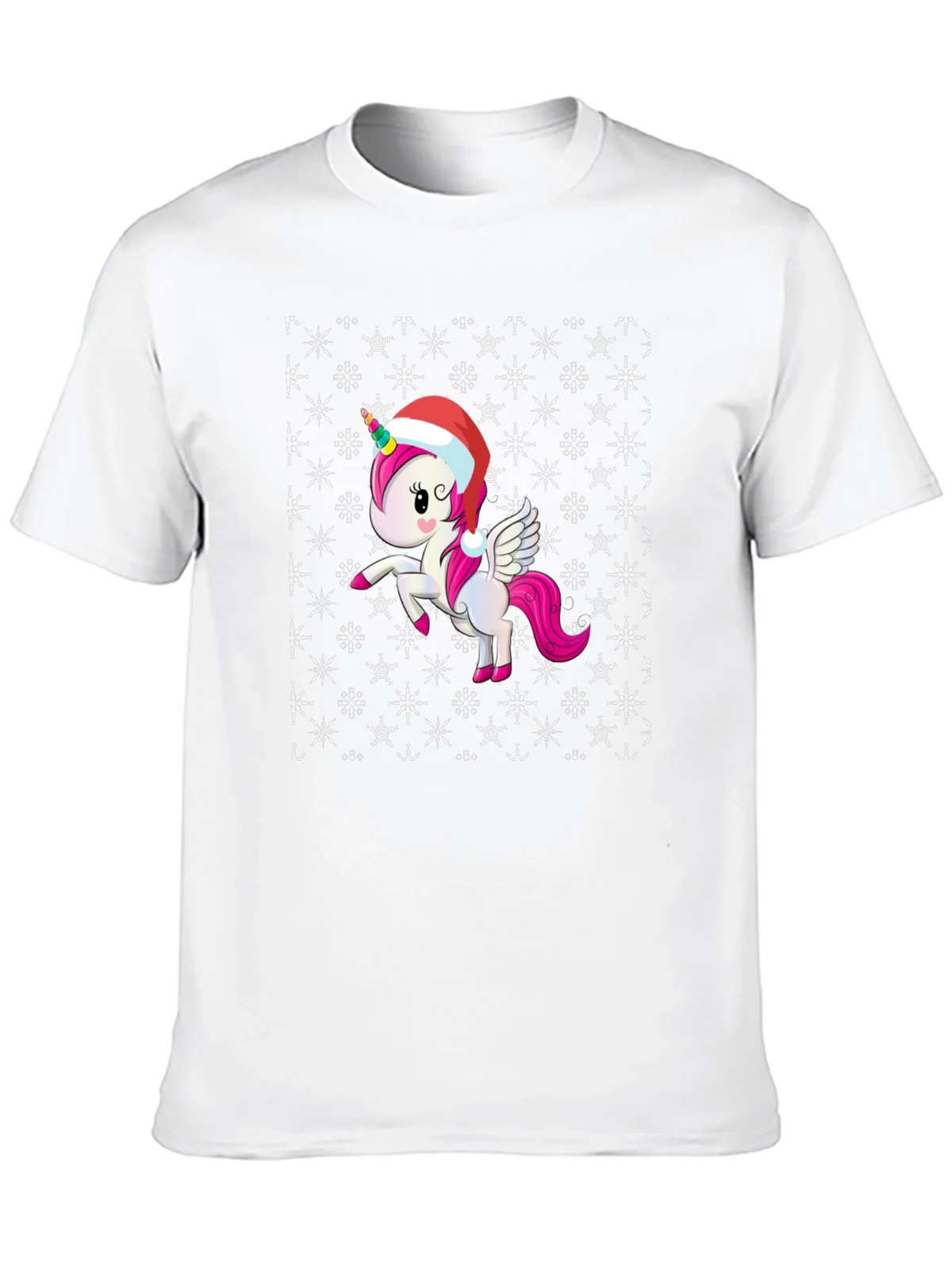 Festive Unicorn Christmas T-Shirt product image 8
