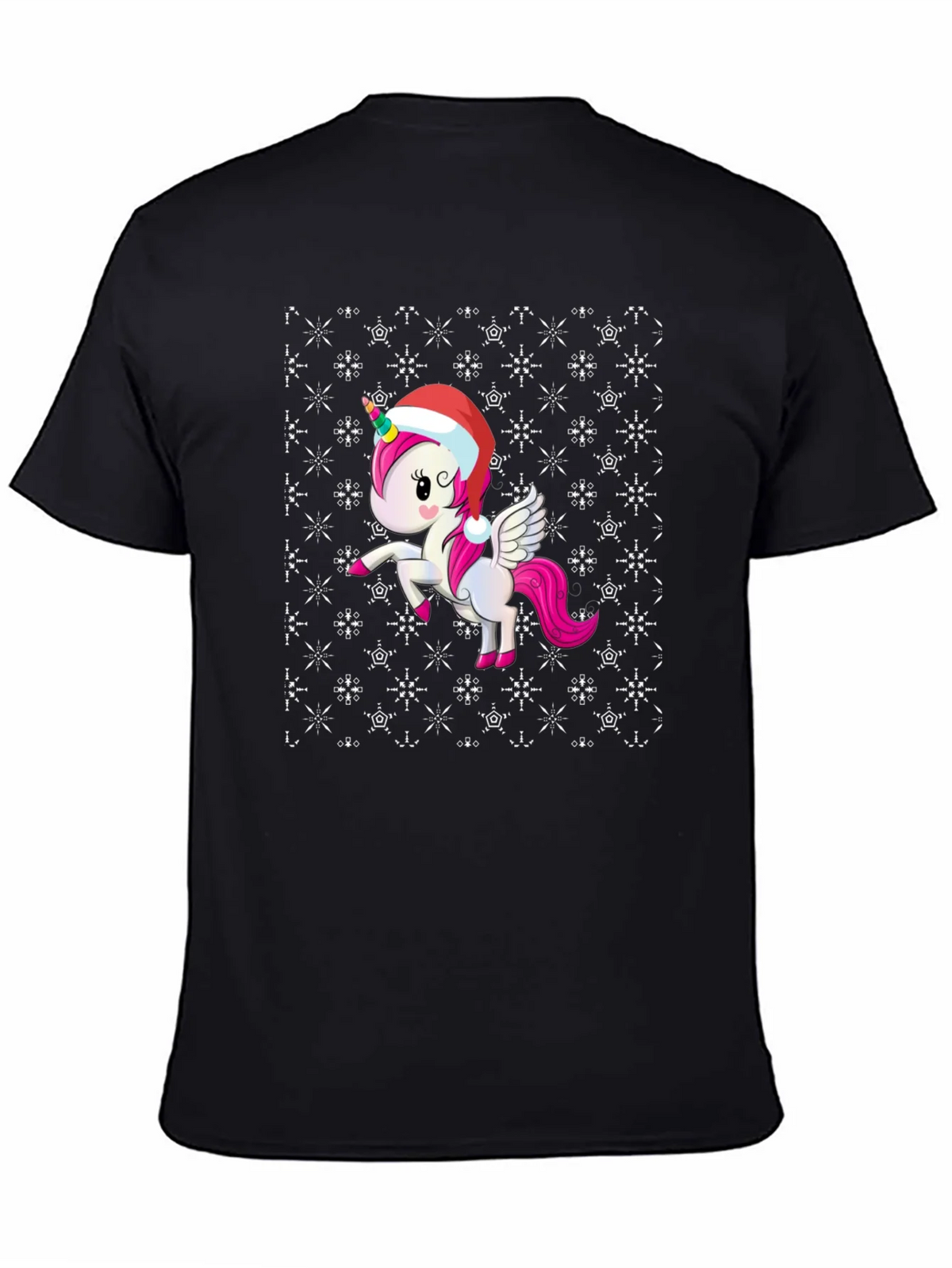 Festive Unicorn Christmas T-Shirt product image 4