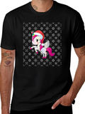Festive Unicorn Christmas T-Shirt product image 1