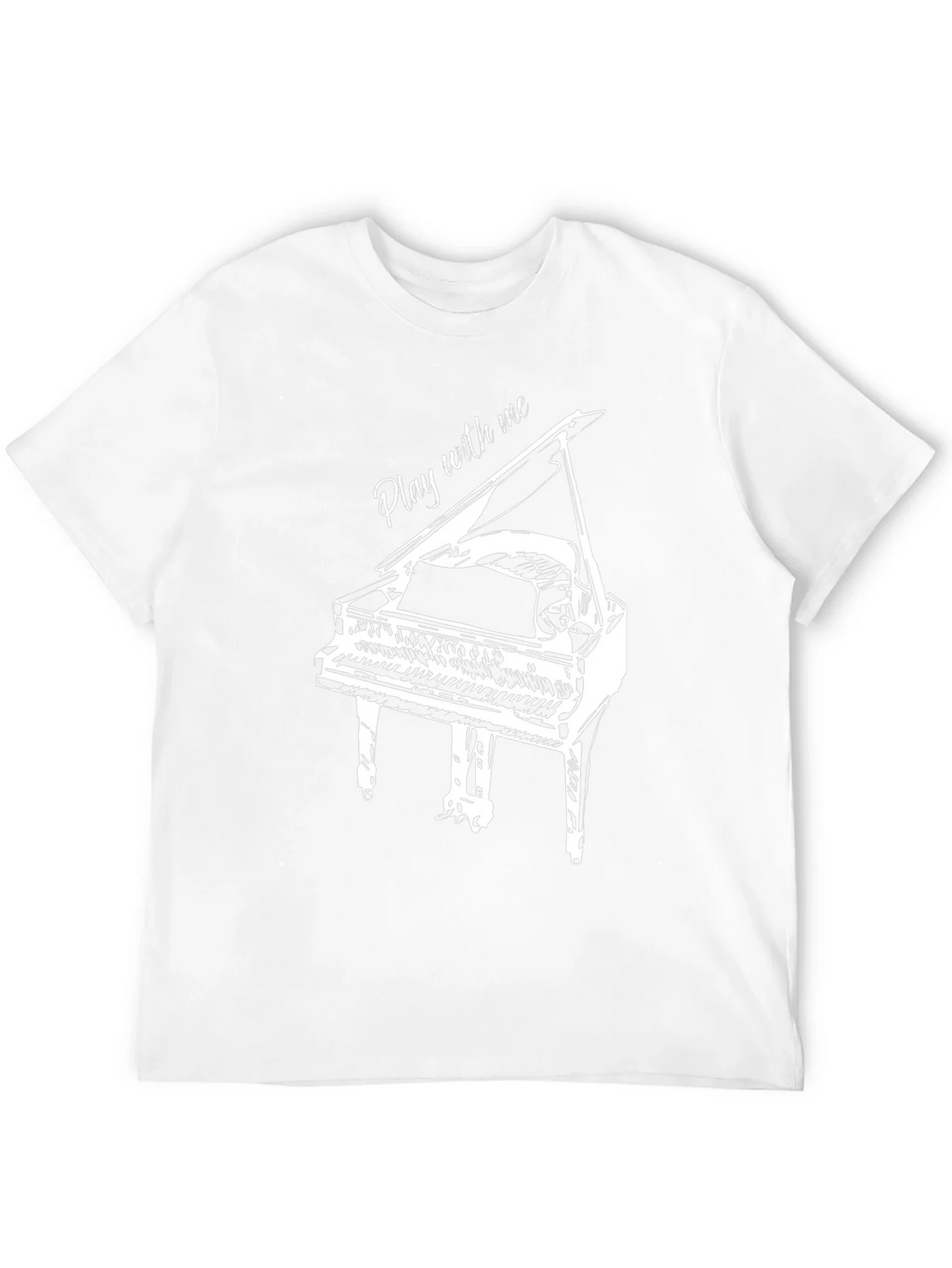 Piano Graphic Tee - Play With Me Design product image 4