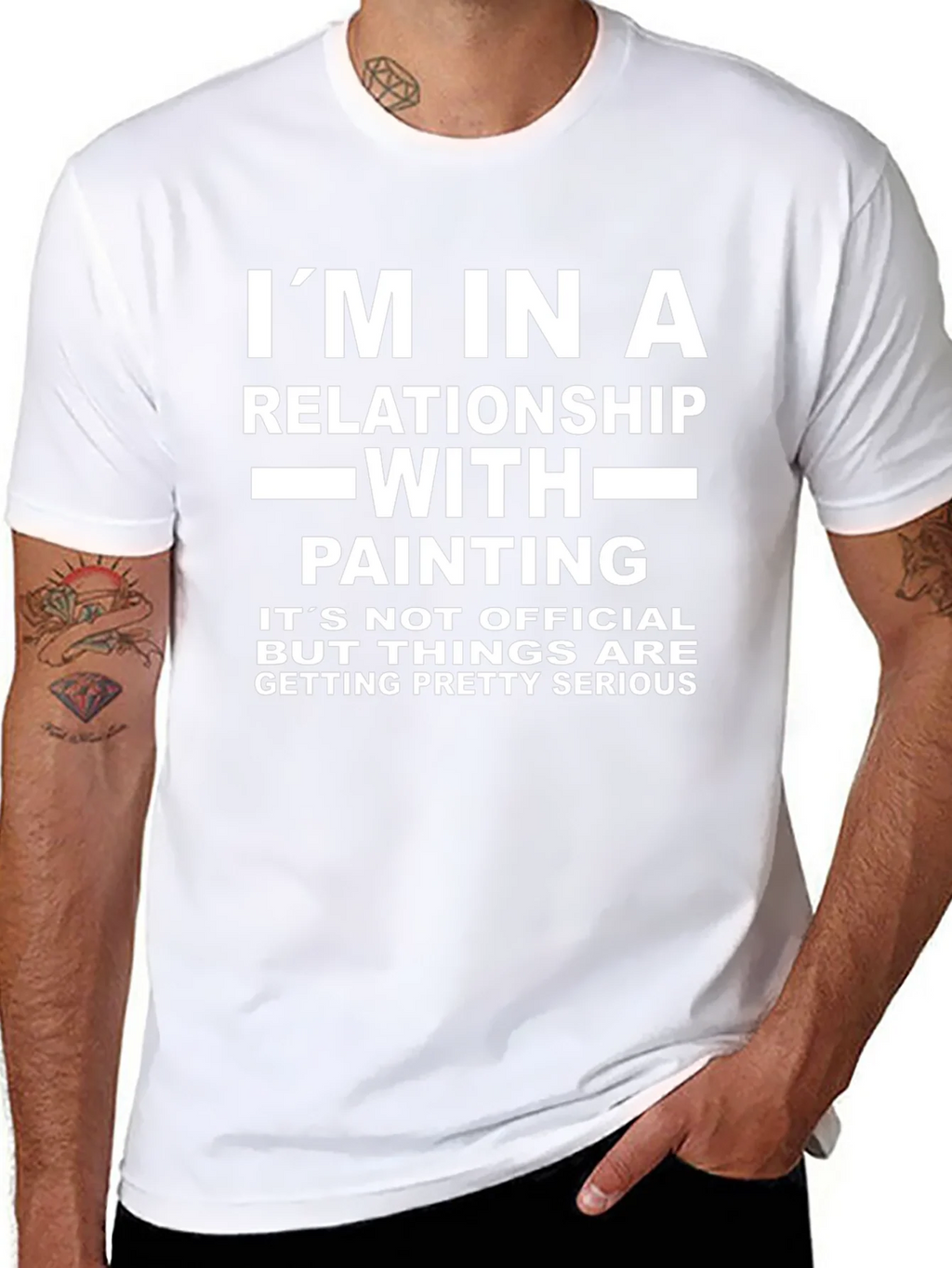 Relationship With Painting T-Shirt Funny Painter Tee product image 7