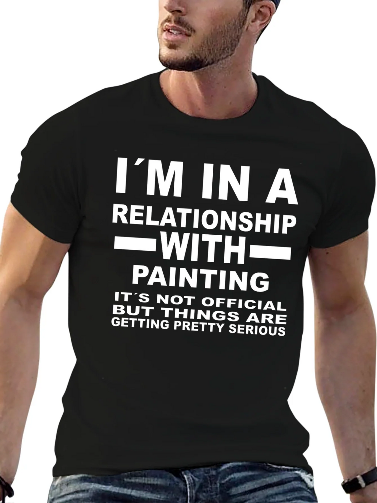 Relationship With Painting T-Shirt Funny Painter Tee product image 6