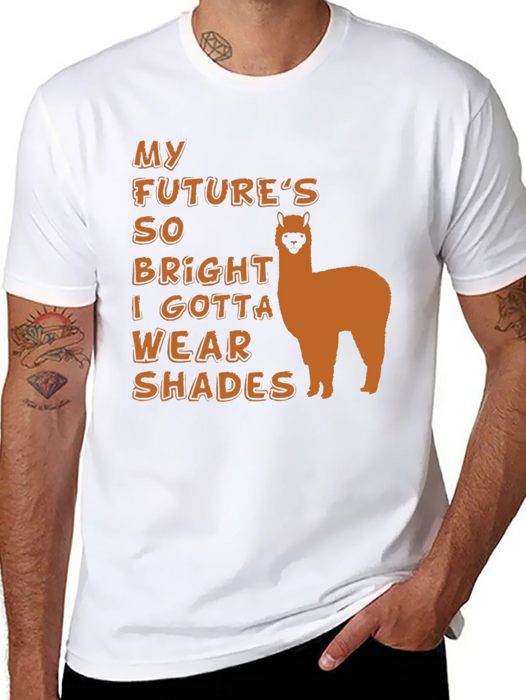 My Futures So Bright Alpaca T-Shirt product image 7