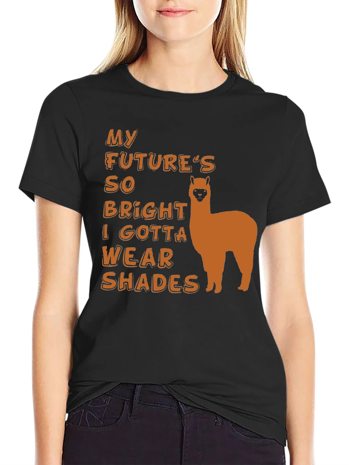 My Futures So Bright Alpaca T-Shirt product image 2