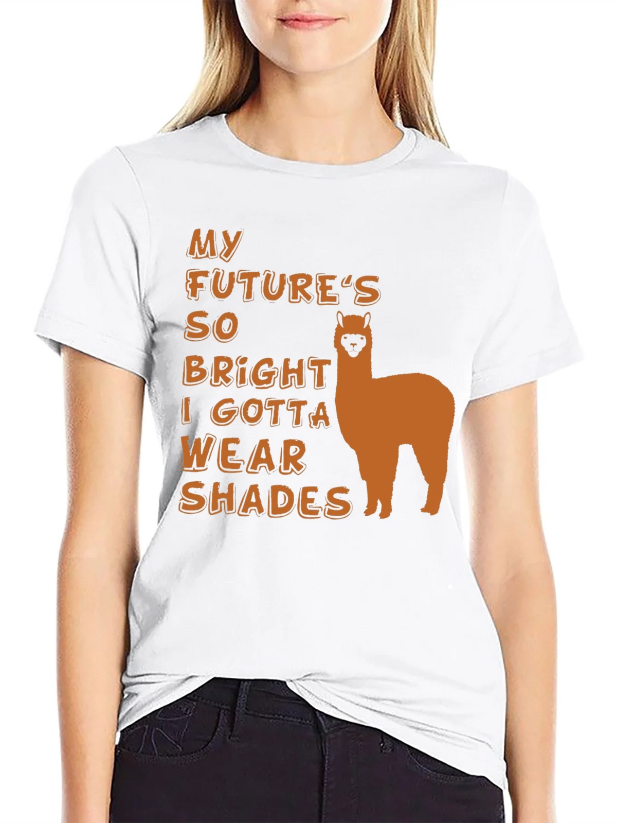 My Futures So Bright Alpaca T-Shirt product image 8