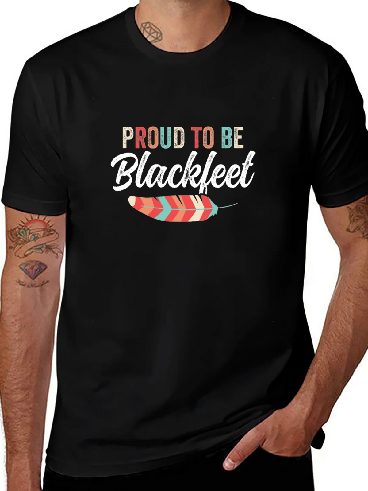 Proud to Be Blackfeet Graphic T-Shirt product image 1