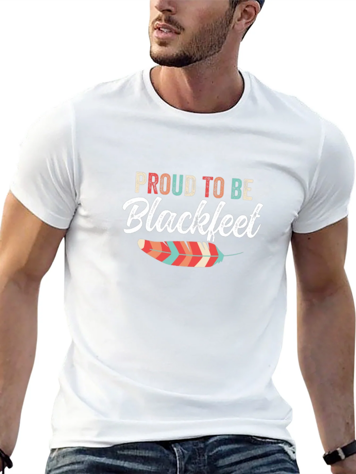 Proud to Be Blackfeet Graphic T-Shirt product image 12