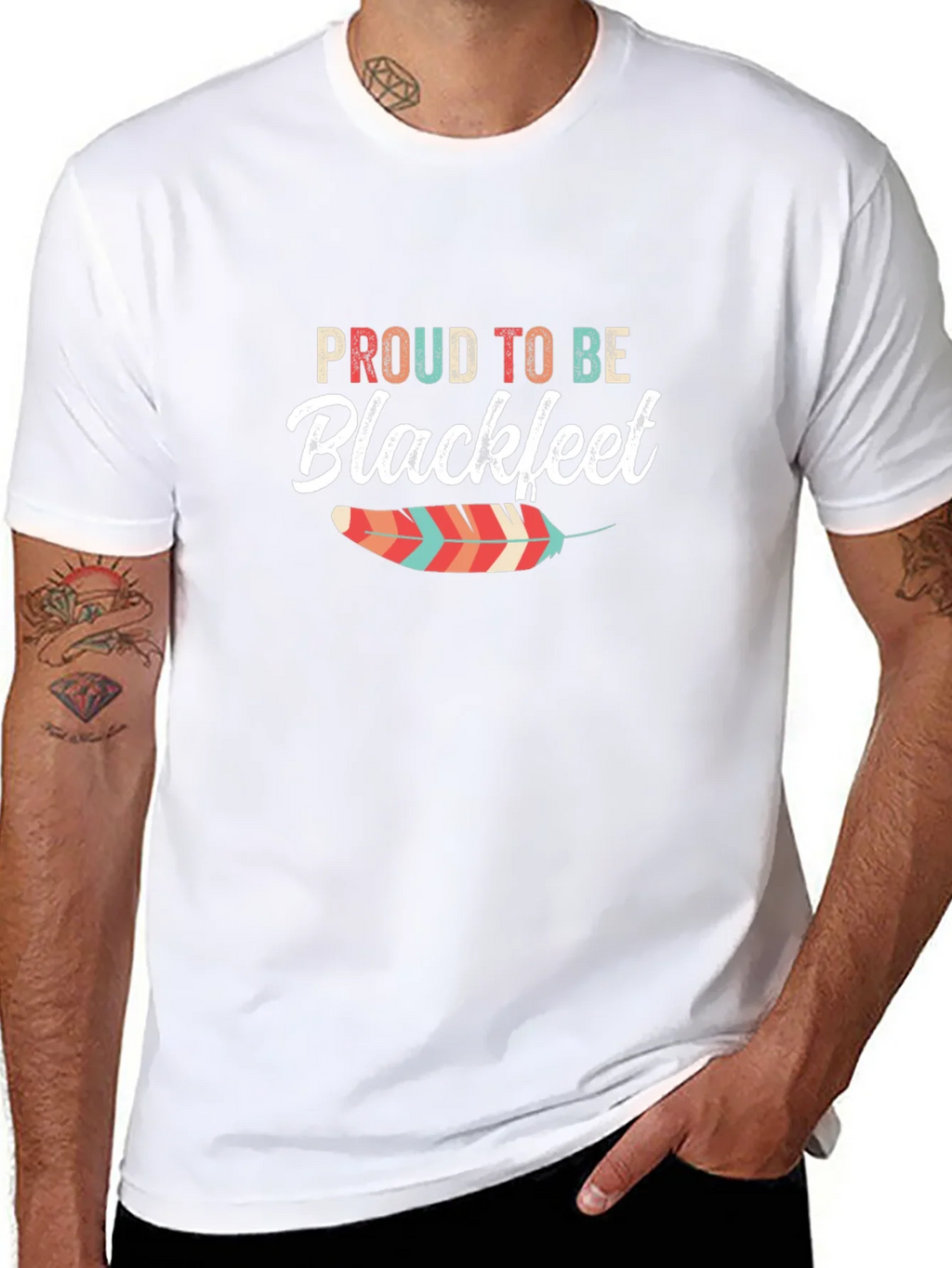 Proud to Be Blackfeet Graphic T-Shirt product image 7