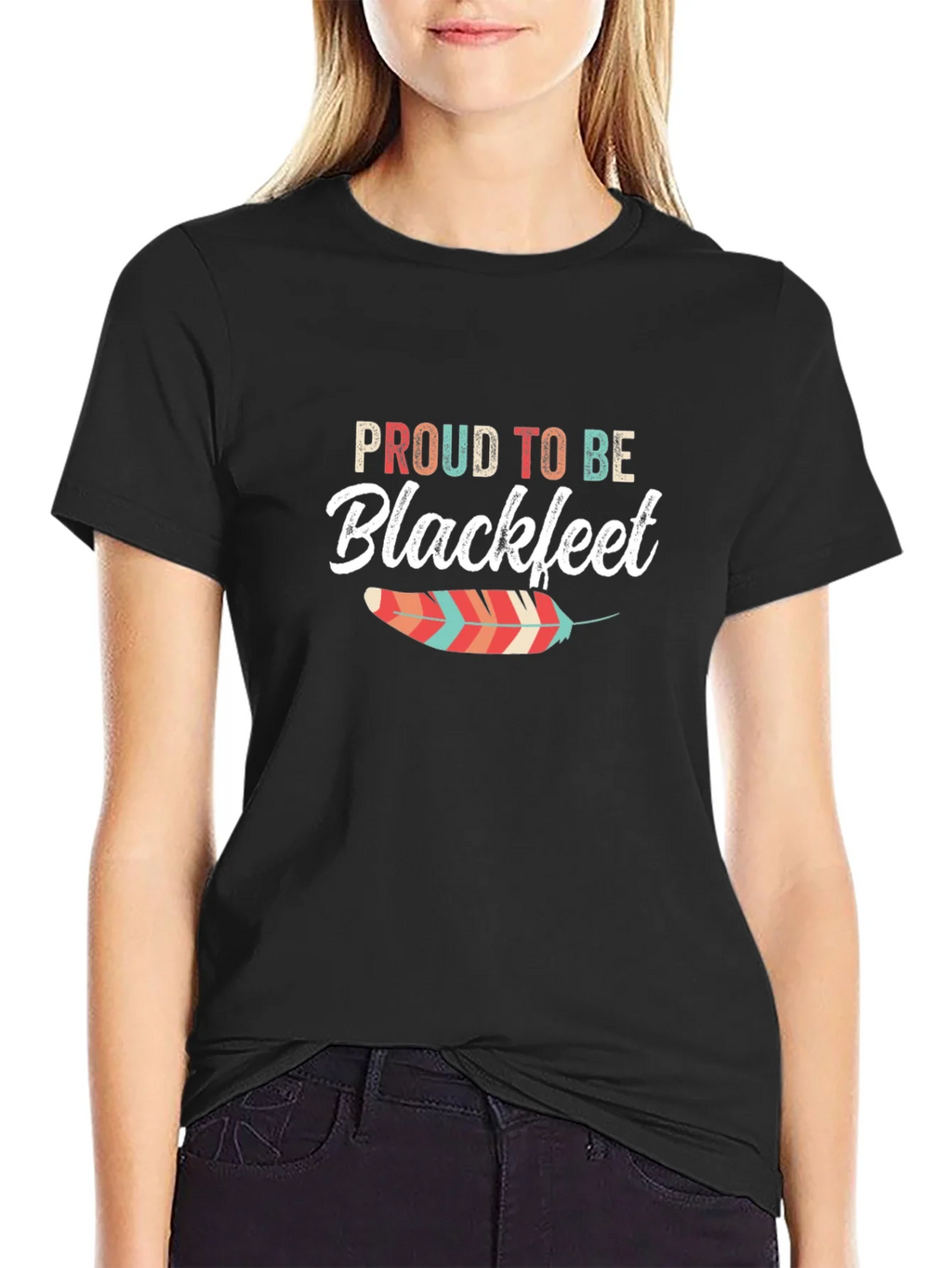 Proud to Be Blackfeet Graphic T-Shirt product image 2
