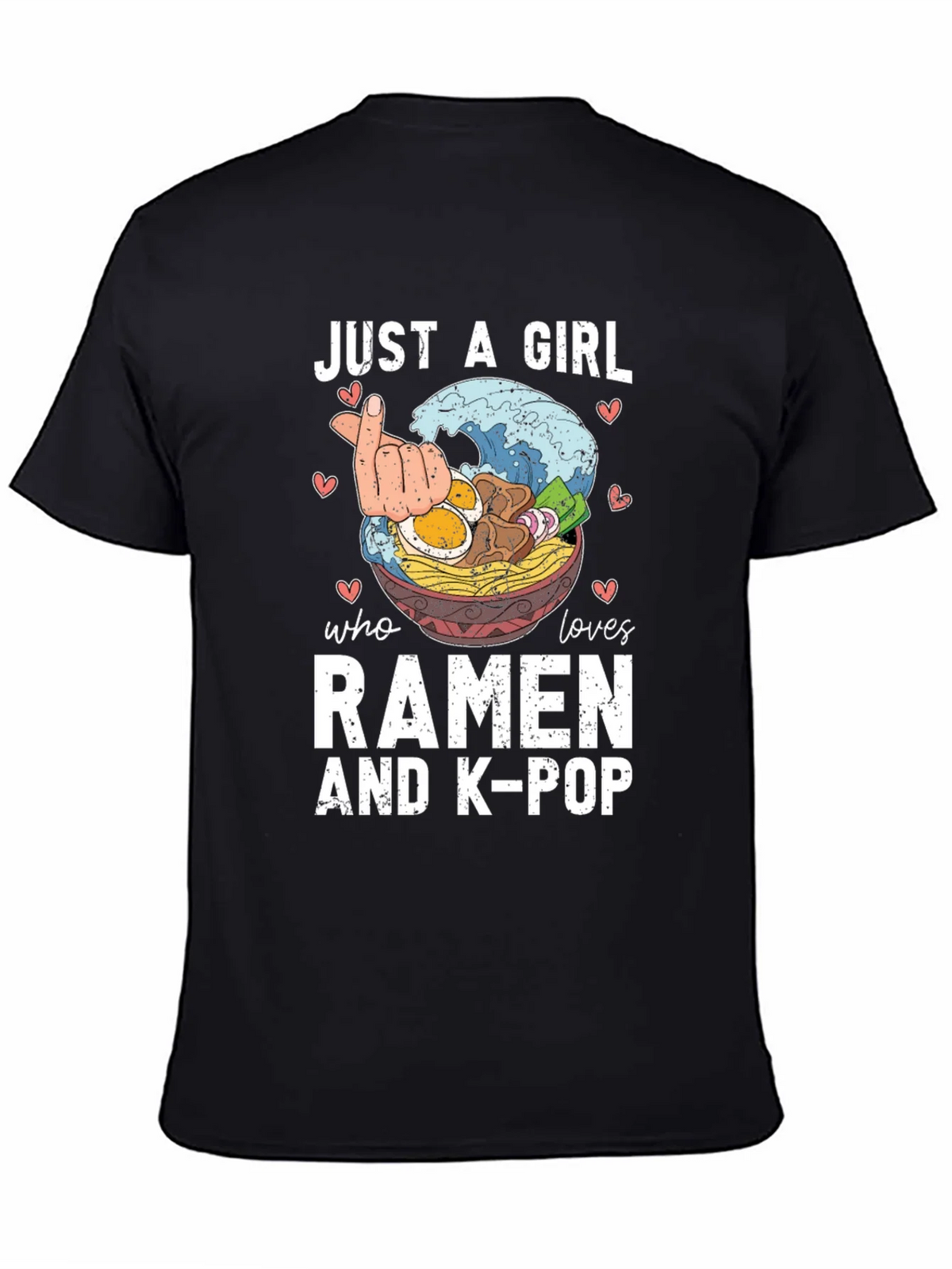 Just A Girl Who Loves Ramen & K-Pop T-Shirt product image 4