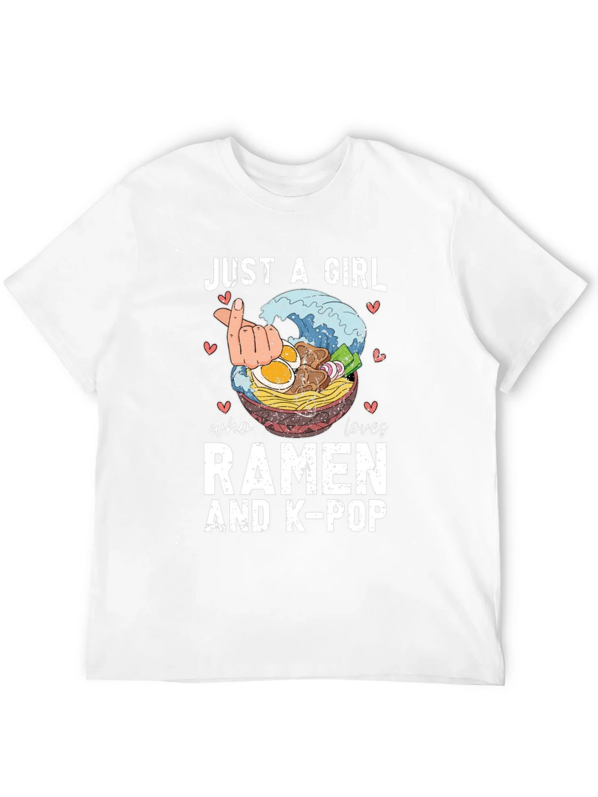 Just A Girl Who Loves Ramen & K-Pop T-Shirt product image 11