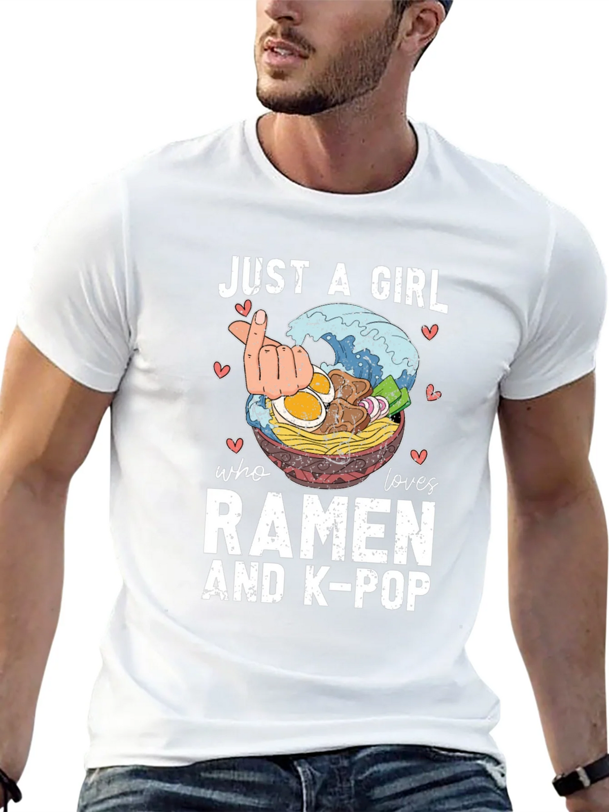 Just A Girl Who Loves Ramen & K-Pop T-Shirt product image 12