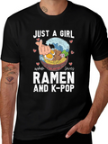 Just A Girl Who Loves Ramen & K-Pop T-Shirt product image 1