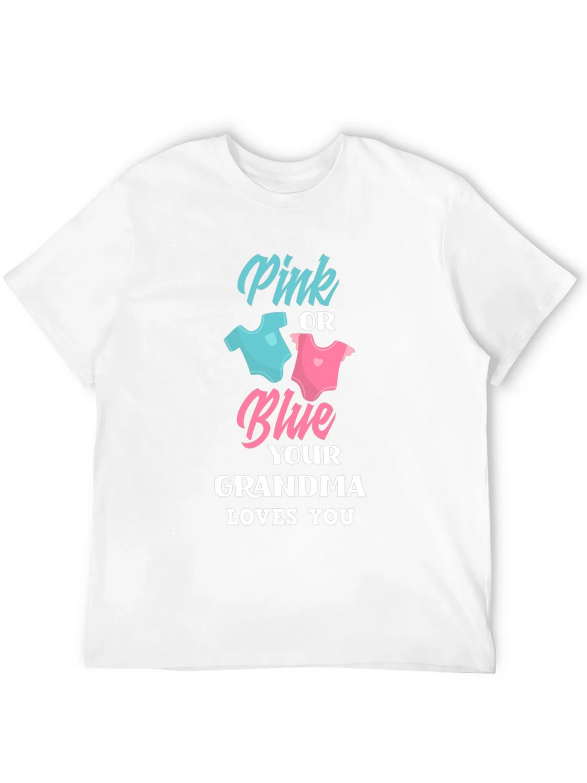 Pink or Blue Grandma Loves You T-Shirt product image 9