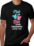 Pink or Blue Grandma Loves You T-Shirt product image 1