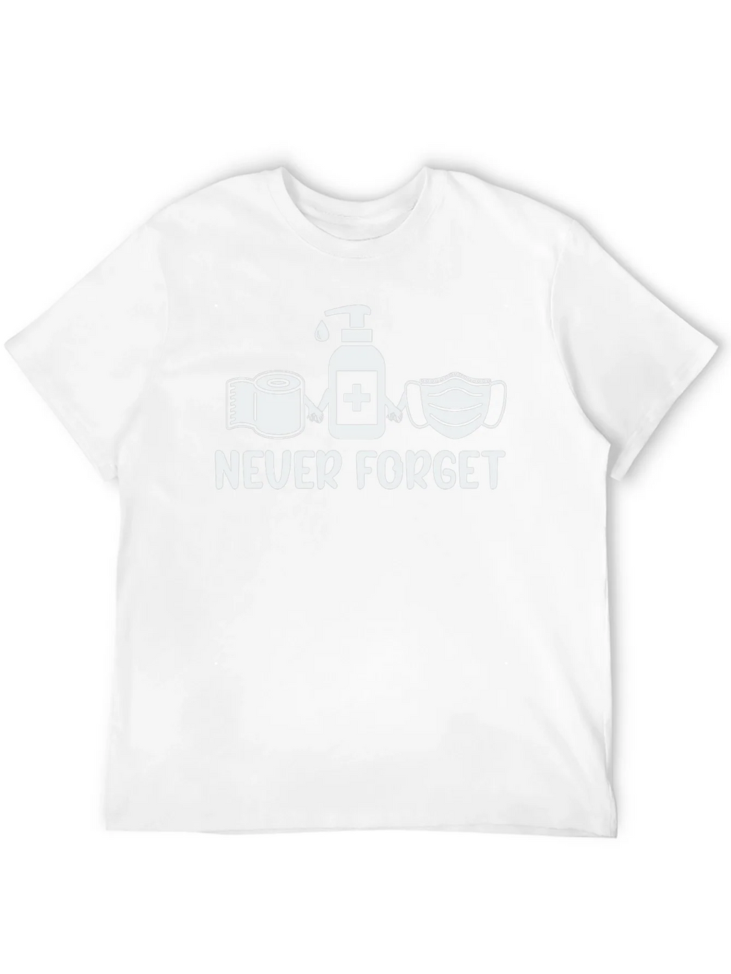 Never Forget Funny T-Shirt Pandemic Toilet Paper Mask Hand product image 11
