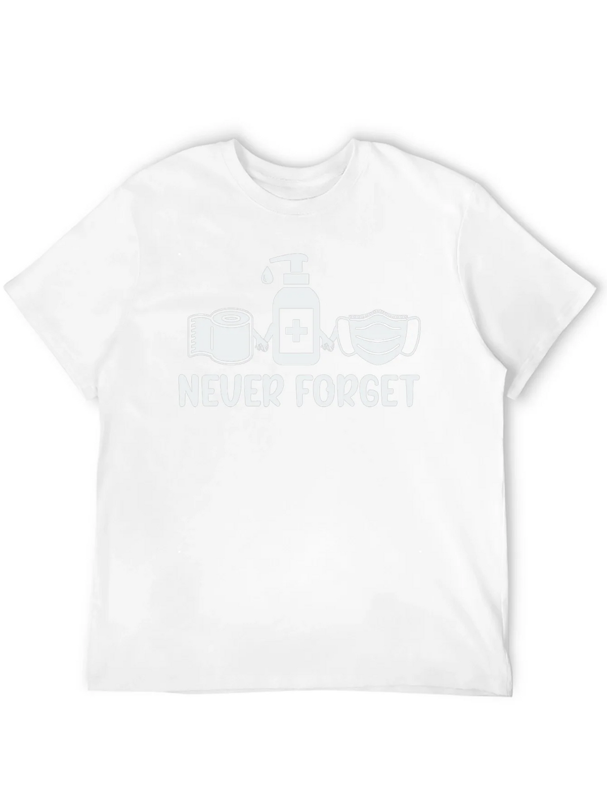 Never Forget Funny T-Shirt Pandemic Toilet Paper Mask Hand product image 11