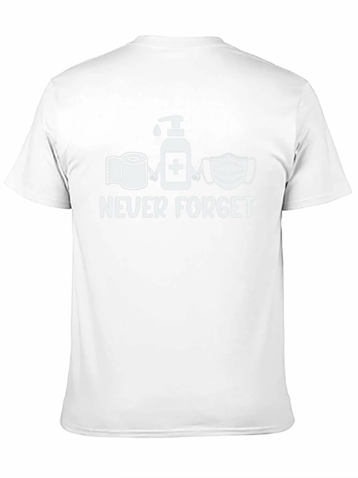 Never Forget Funny T-Shirt Pandemic Toilet Paper Mask Hand product image 10
