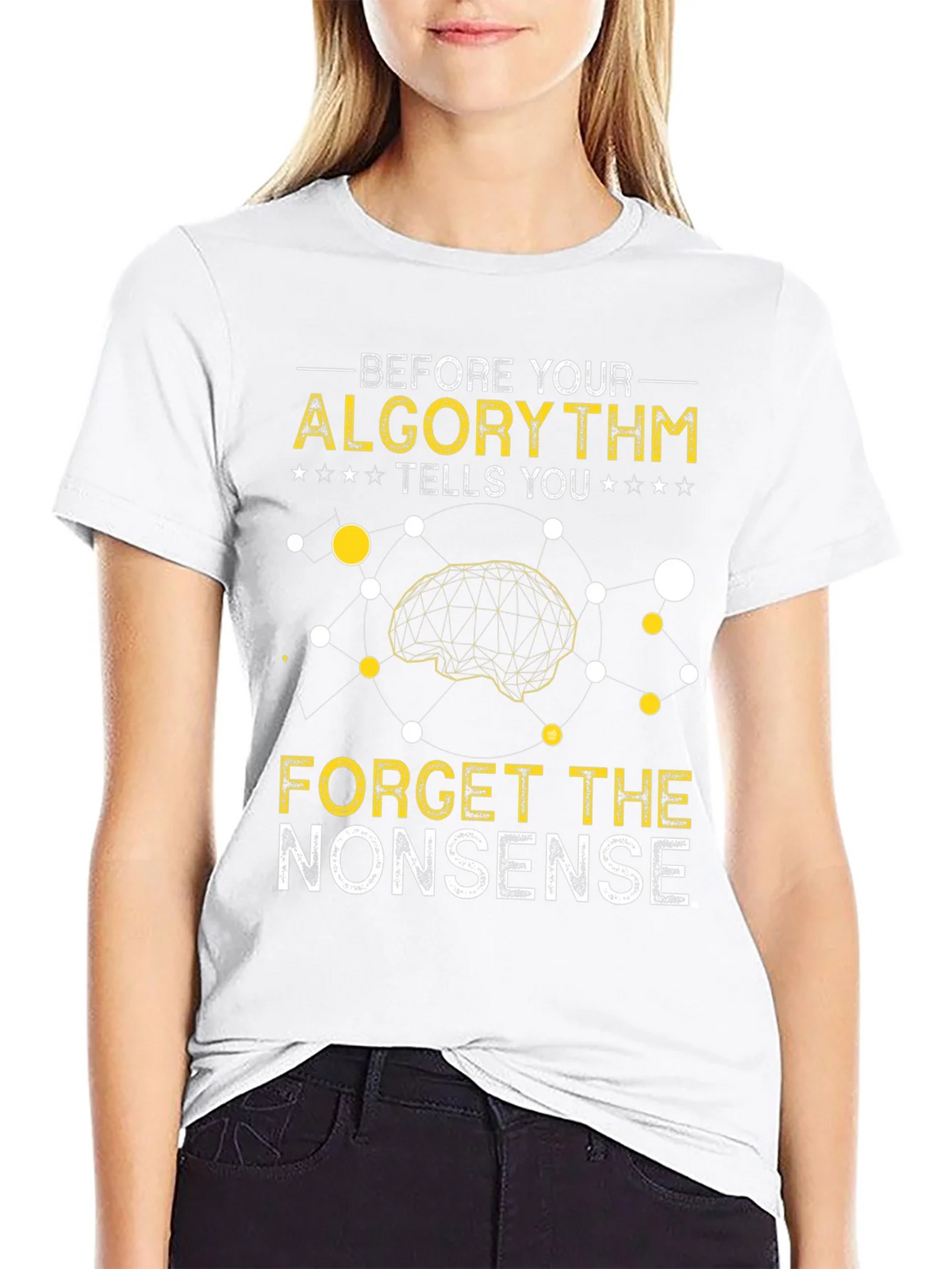 Algorithm Humor Graphic T-Shirt product image 8