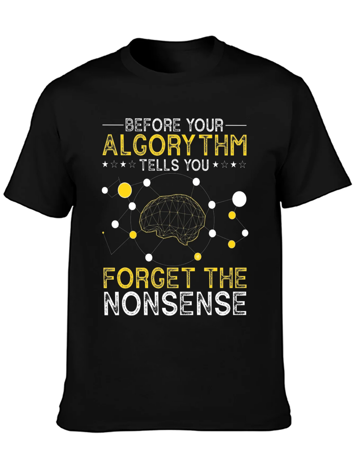 Algorithm Humor Graphic T-Shirt product image 3