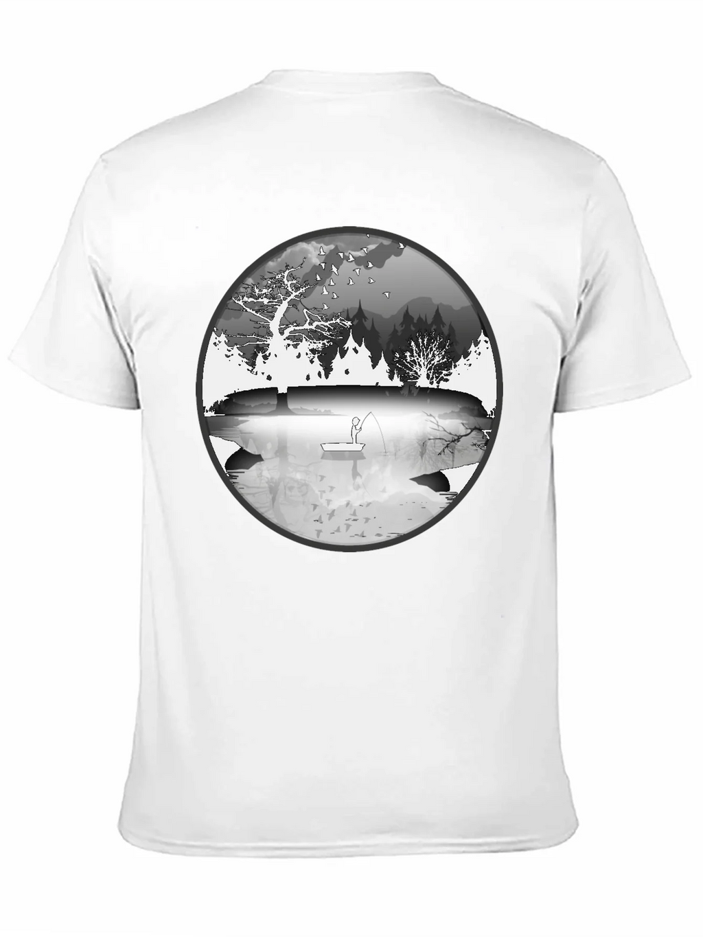 Nature Fisherman Graphic Tee - Classic Black product image 10