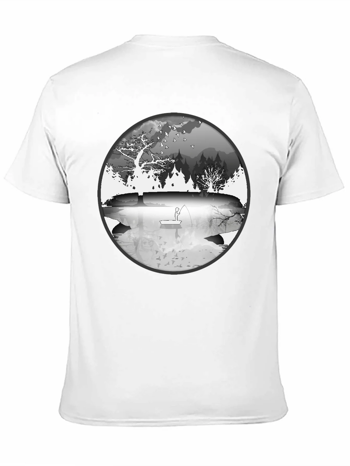 Nature Fisherman Graphic Tee - Classic Black product image 10