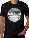 Nature Fisherman Graphic Tee - Classic Black product image 1