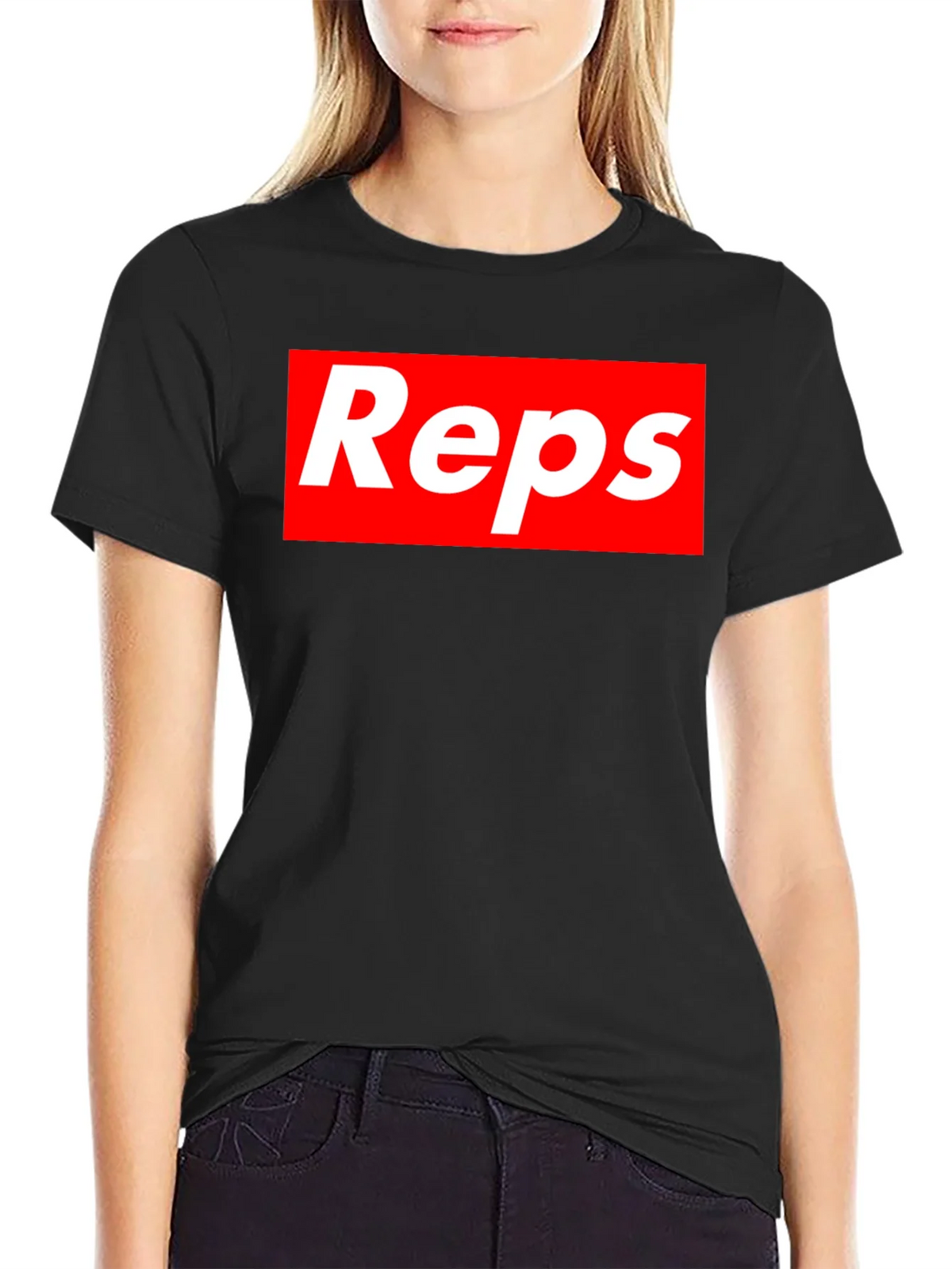 Reps Graphic Tee - Black Cotton Shirt product image 2