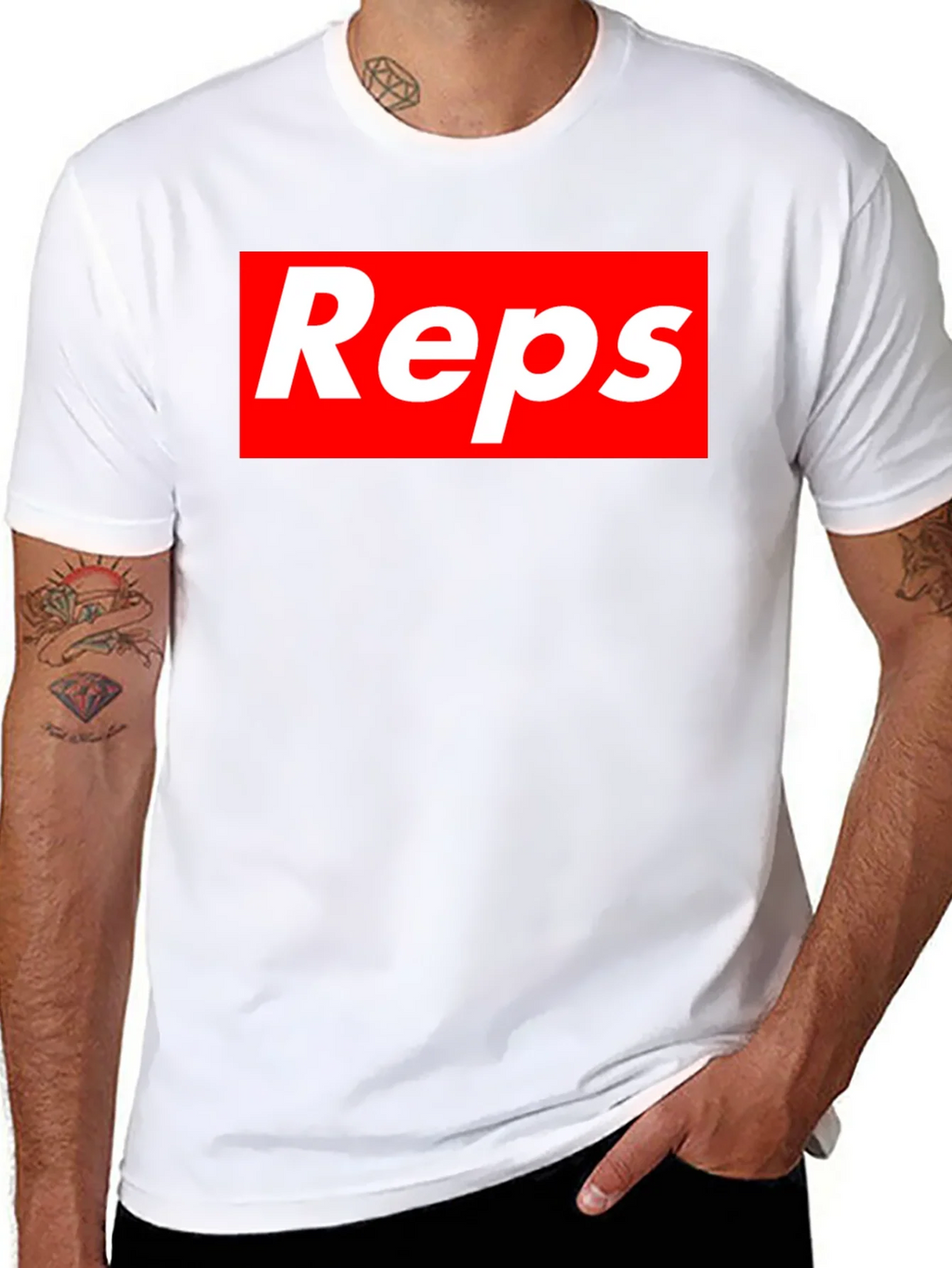 Reps Graphic Tee - Black Cotton Shirt product image 7