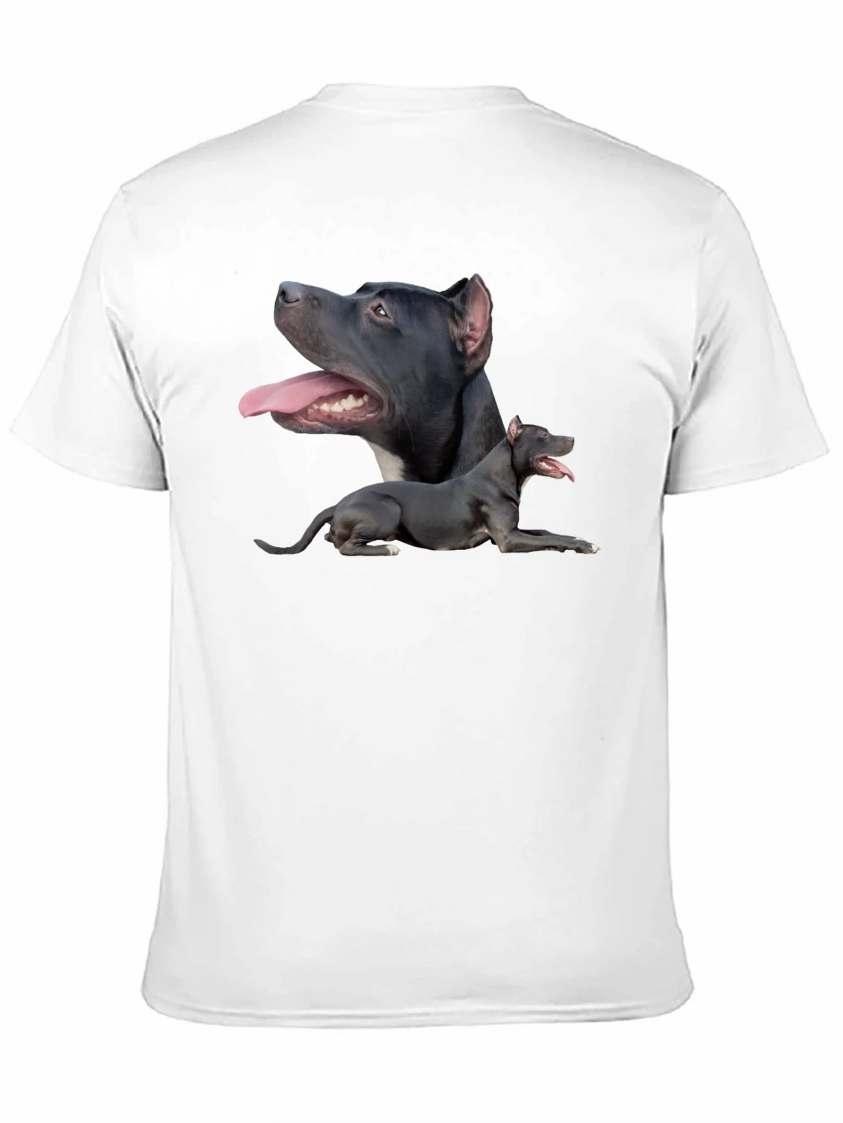 Pit Bull Dog Graphic Tee - Black Cotton T-Shirt product image 10