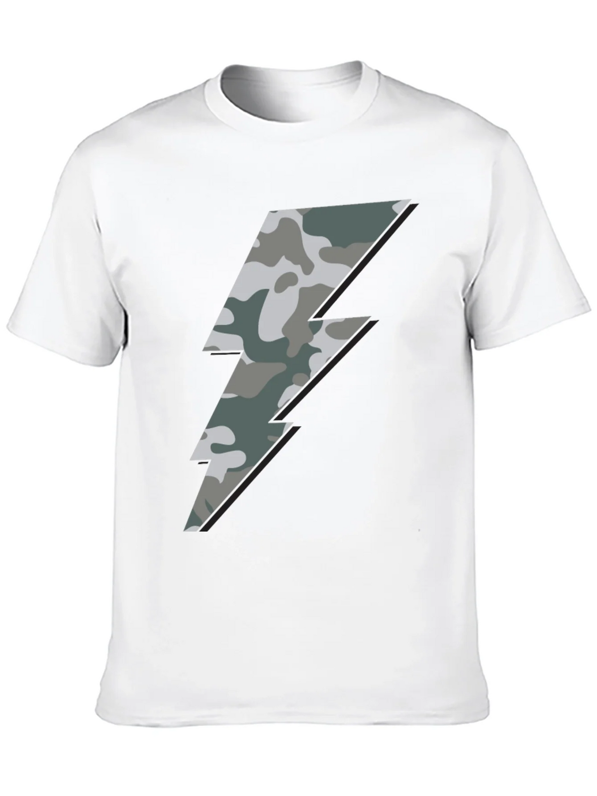 Camo Bolt Graphic Tee - Stylish Mens Casual Shirt product image 9