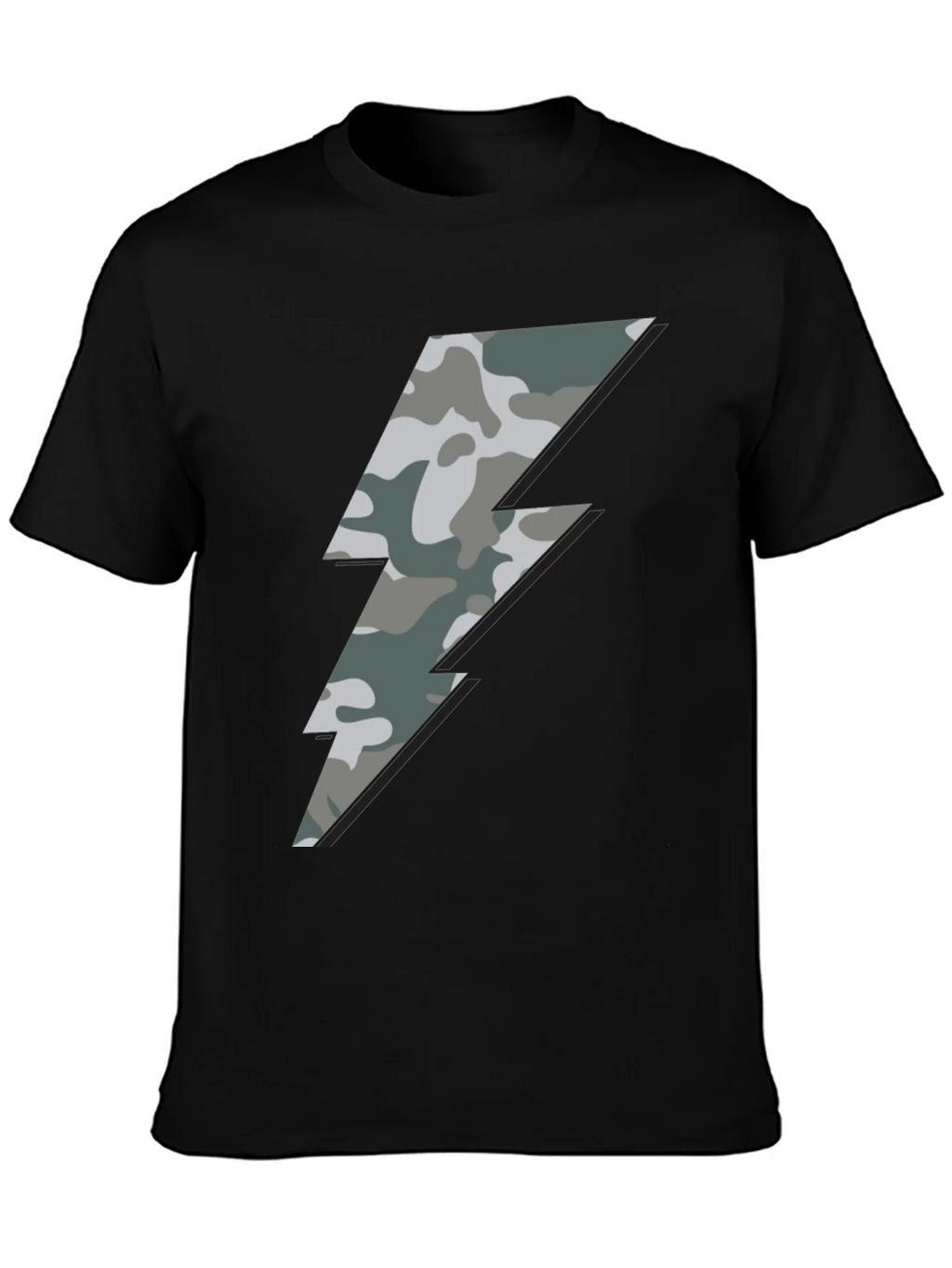 Camo Bolt Graphic Tee - Stylish Mens Casual Shirt product image 3