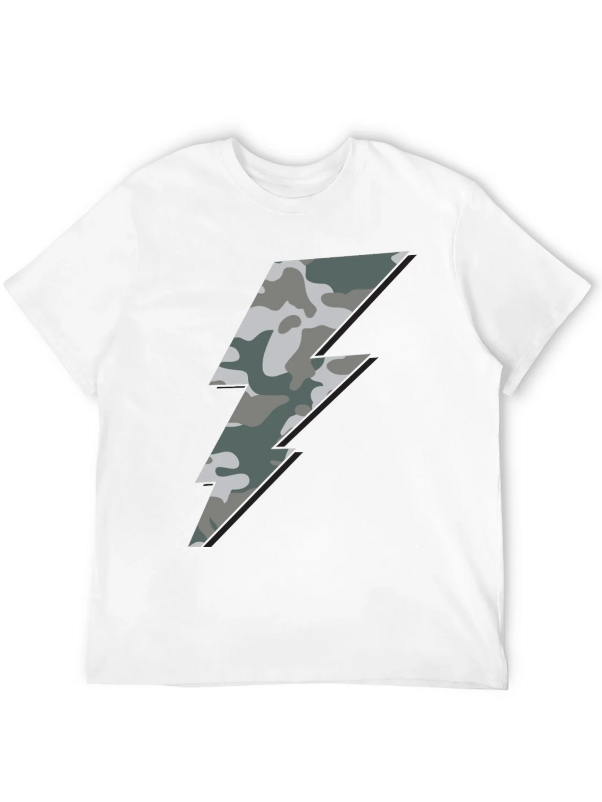 Camo Bolt Graphic Tee - Stylish Mens Casual Shirt product image 11