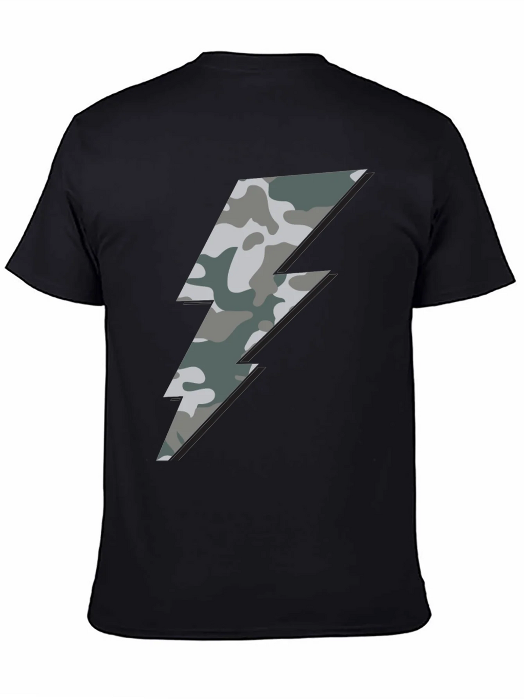 Camo Bolt Graphic Tee - Stylish Mens Casual Shirt product image 4