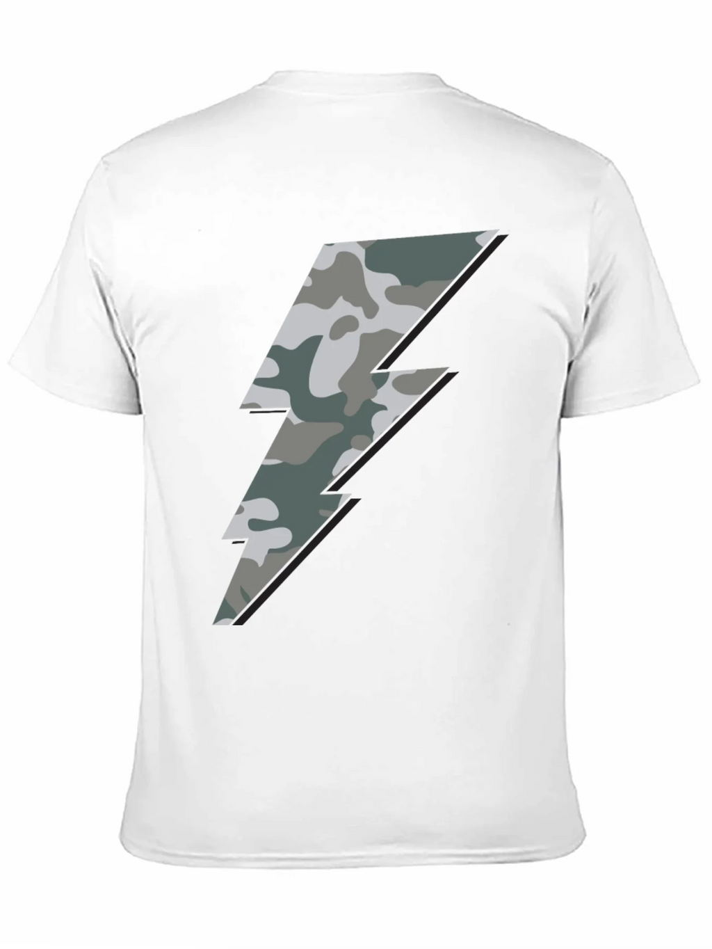 Camo Bolt Graphic Tee - Stylish Mens Casual Shirt product image 10