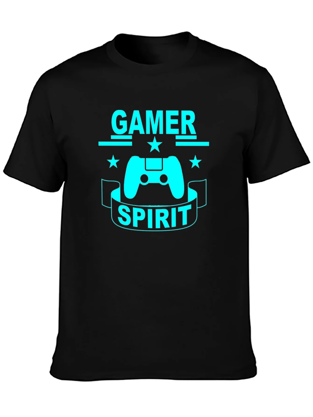 Gamer Spirit T-Shirt - Black Cotton Tee for Gaming product image 2