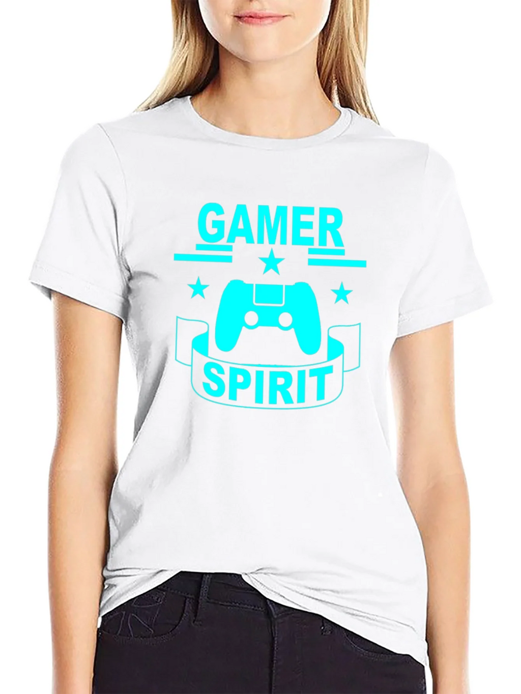 Gamer Spirit T-Shirt - Black Cotton Tee for Gaming product image 7