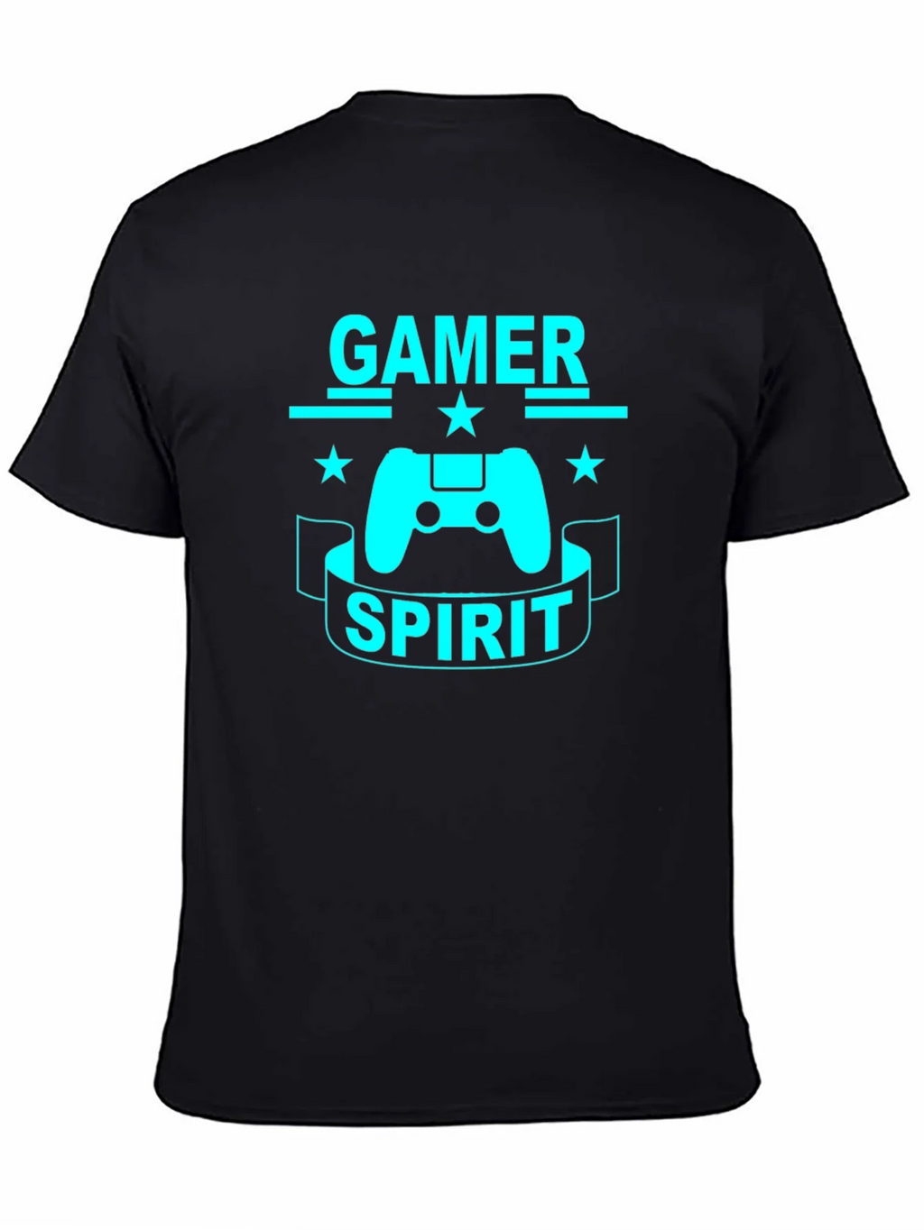 Gamer Spirit T-Shirt - Black Cotton Tee for Gaming product image 3