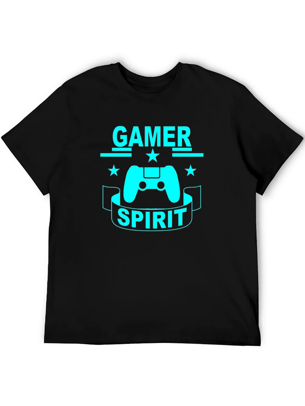 Gamer Spirit T-Shirt - Black Cotton Tee for Gaming product image 4