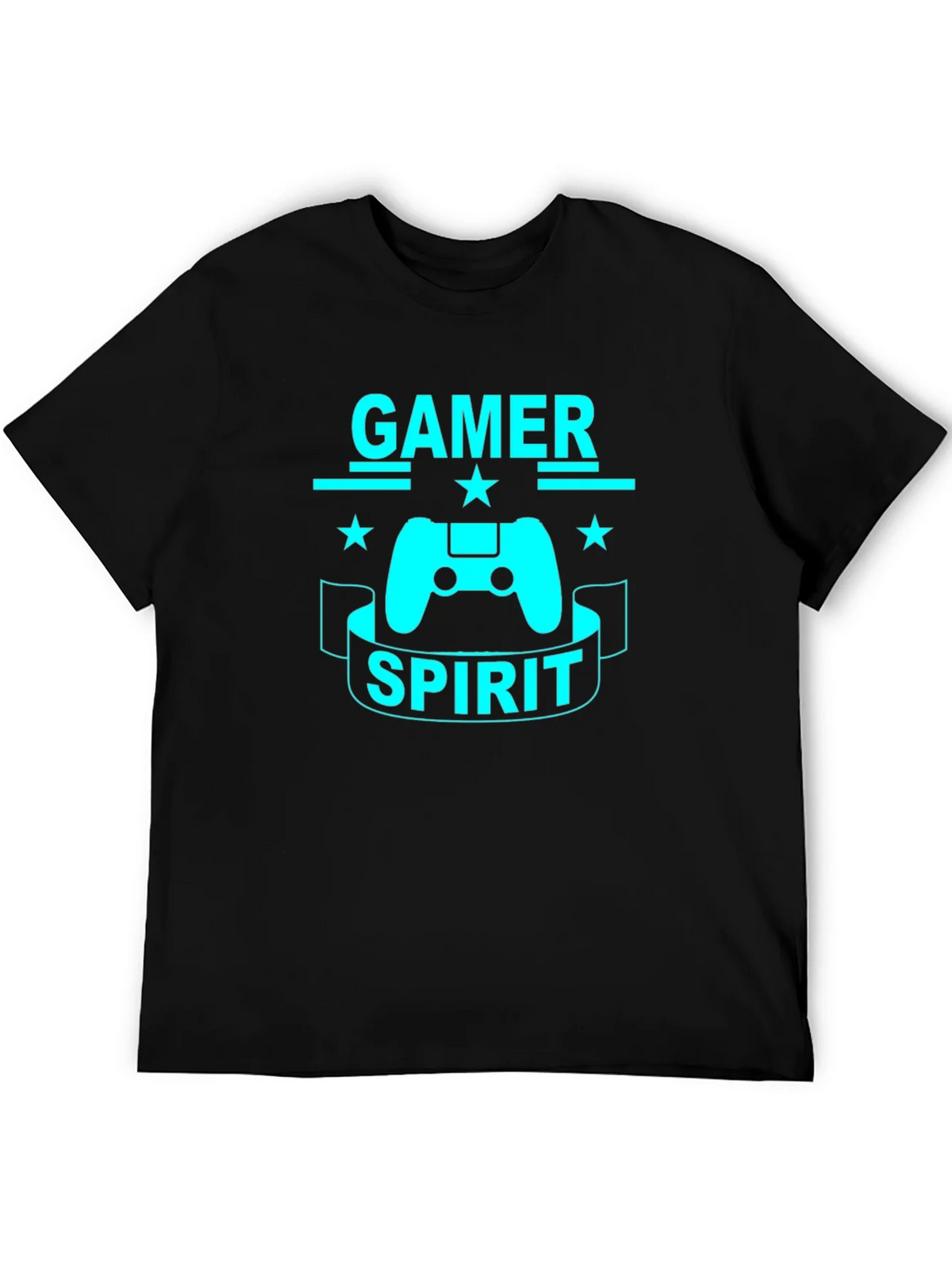 Gamer Spirit T-Shirt - Black Cotton Tee for Gaming product image 4
